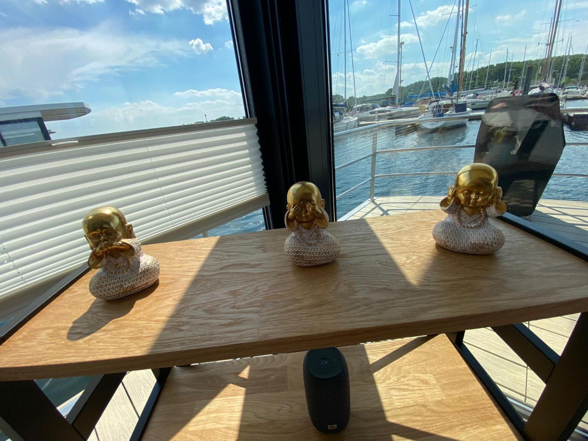 Urlaub Auf Dem Wasser Mit Einmaligen Ausblick - Well Hausboote Boltenhagen 10 Екстериор снимка